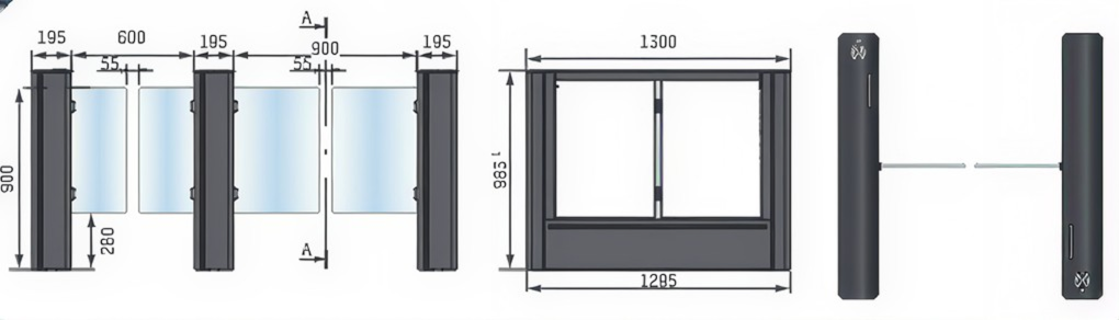 Plan coté du couloir FIRSTLANE
