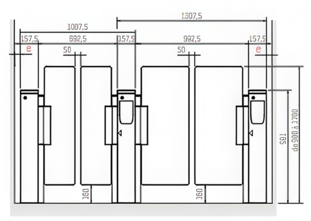 Plan coté du couloir SLIMLANE
